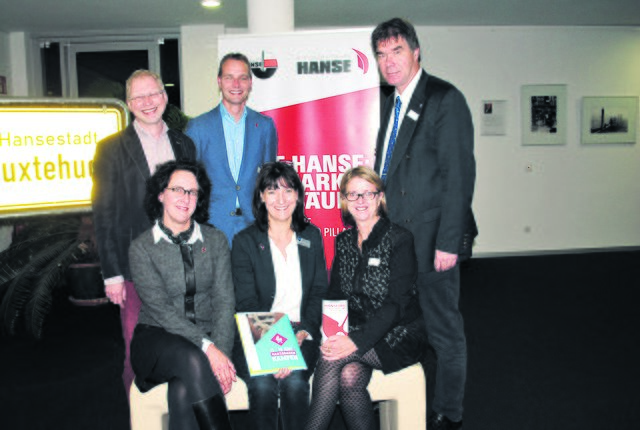 Sie wollen Netzwerke im Verbund der Wirtschaftshanse knüpfen: Marion Köhn, Kerstin Maack, Manuela Balan (vorne v.li) sowie Frank Tinnemeyer, Wibo van Wier und Holger Bellgardt