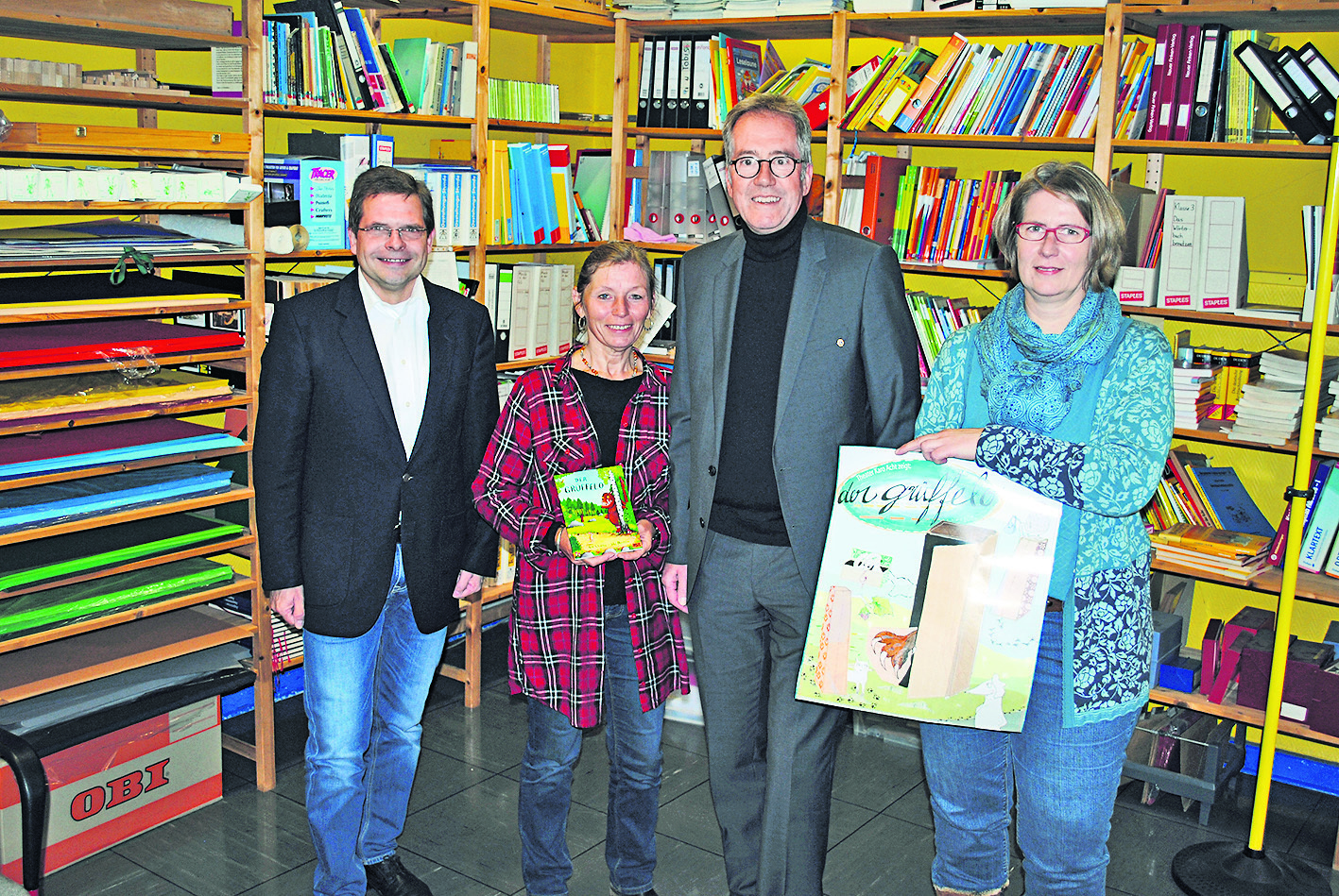 Stellten das Projekt vor (v. li.): Markus Laudahn, Dörte Rehfeldt, Dr. Andreas Biller und Silke Frühwirth