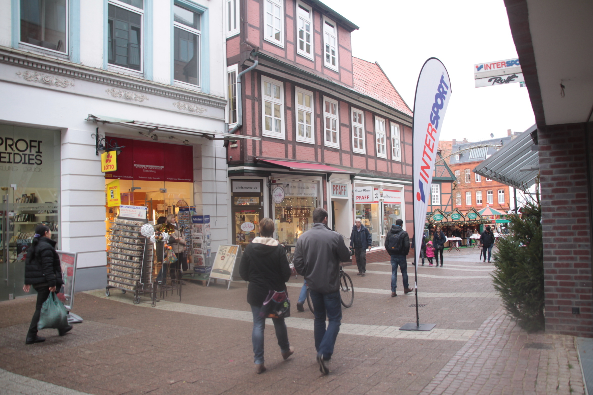 Die Hökerstraße in Stade