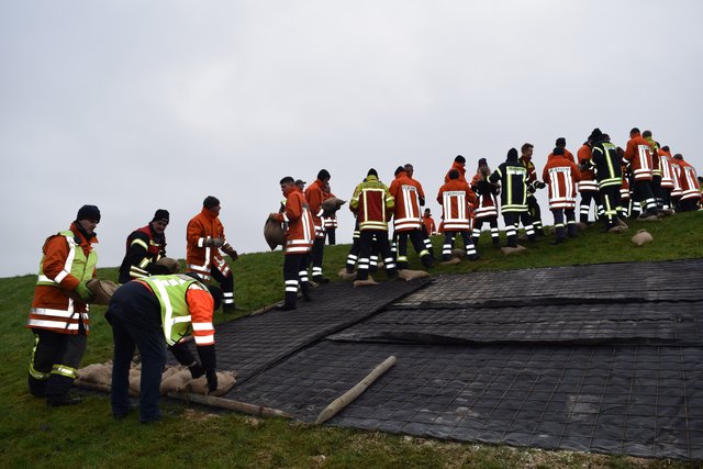 Impressionen: Katastrophenschutzübung des Landkreises Harburg