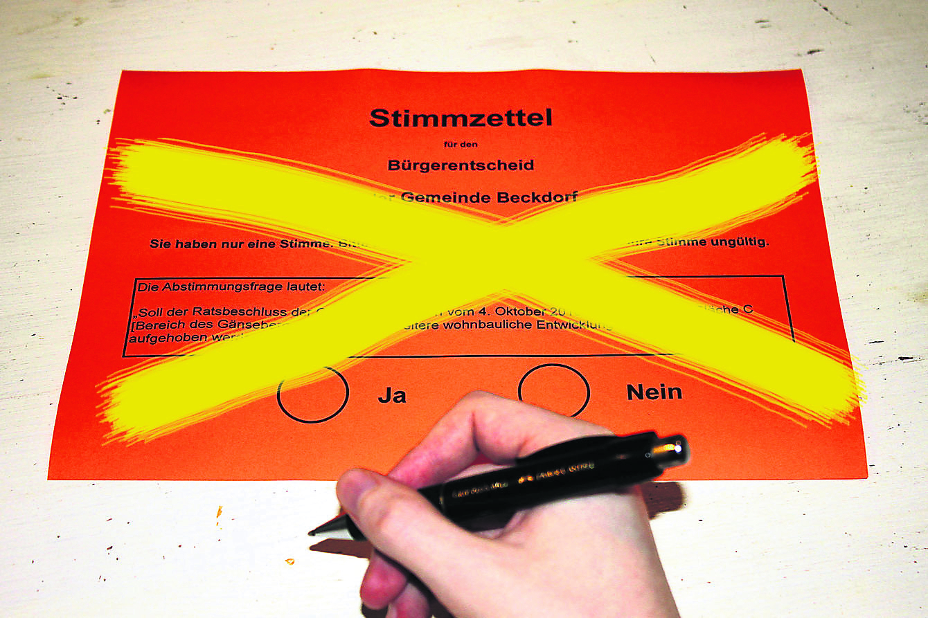 Es wird wohl kein Bürgerbegehren geben. Das Vorhaben verstößt gegen das Gesetz