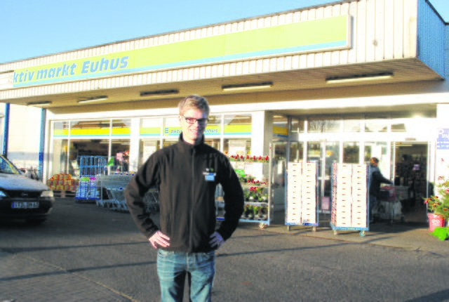 Filialleiter Finn-Ove Eggert: "Die Kunden freuen sich auf den Neubau."