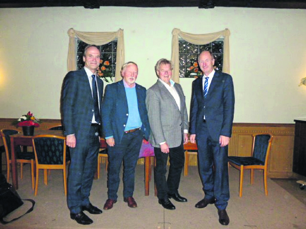 Die Spitze des Jesteburger Samtgemeinderates (v. li.):
Dr. Hans-Heinrich Aldag, Hans-Peter Brink, Udo Heitmann und Hans-Heinrich Höper