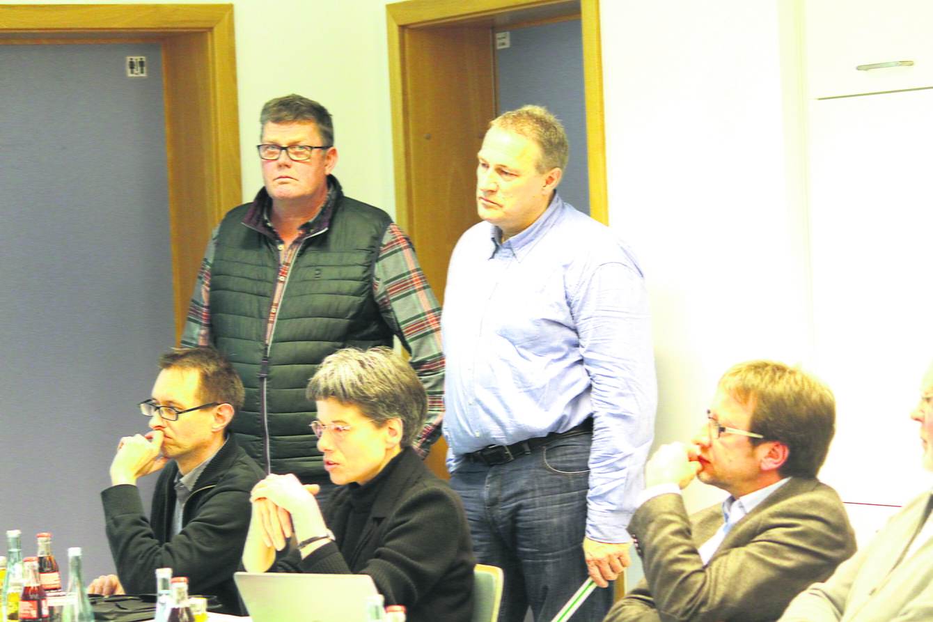 Stellten ihr Konzept in Jesteburg vor: Wolf-Dietrich Witt (re.) und Björn Bardowicks