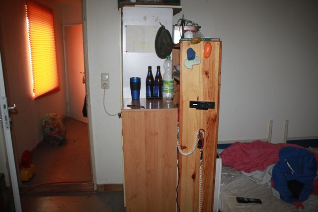 Eine Wohnung in der Obachlosenunterkunft am Fredenbecker Weg in Stade