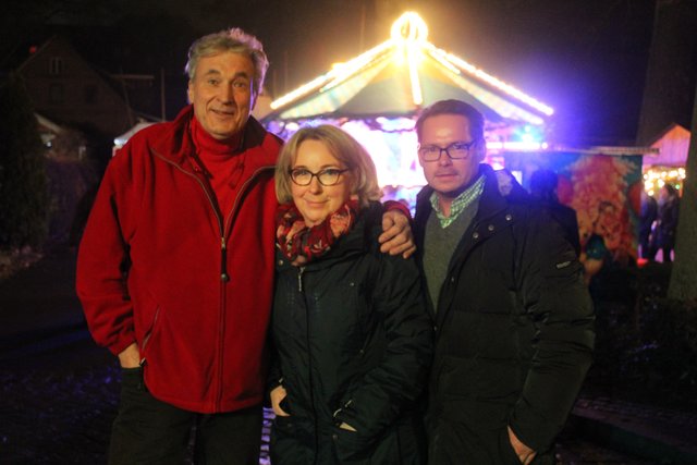 Organisieren den Jesteburger Weihnachtsmarkt: Bernd Jost, Sabine Mojen und Henning Erdtmann