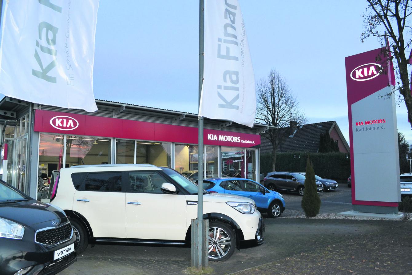 Anfang Juli eröffnete das Tostedter Autohaus John seine KIA-Vertretung