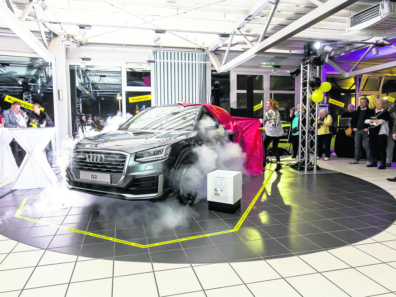 Der neue Audi Q2 gefiel den Besuchern der Veranstaltung