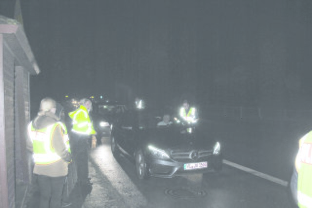 In Thieshope hatte die Polizei eine sogenannte Standkontrolle aufgebaut