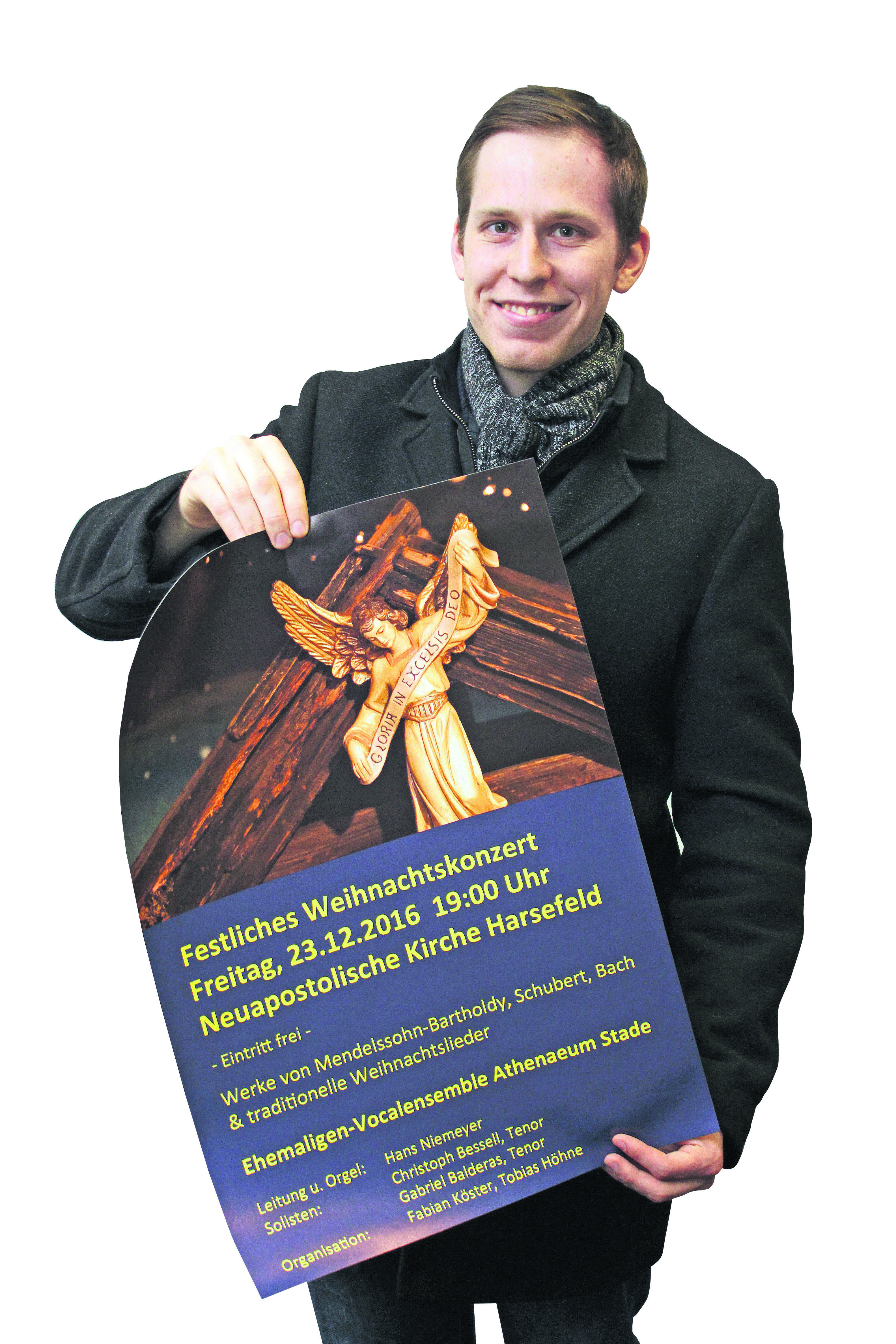 Tobias Höhne präsentiert das Konzert-Poster