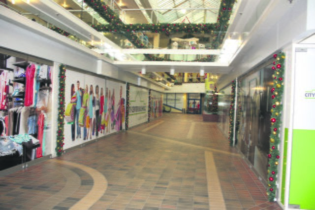 Das Untergeschoss des "City Centers" steht weitgehend leer. Hier soll eine Art Markthalle entstehen