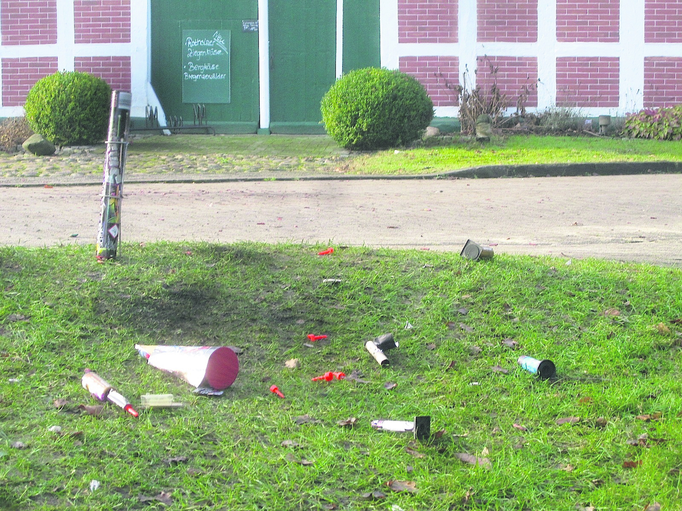 Raketen und Böller lassen Besitzer von Fachwerkhäusern zittern. In der Samtgemeinde Lühe war der Jahreswechsel für sie dieses Mal entspannt