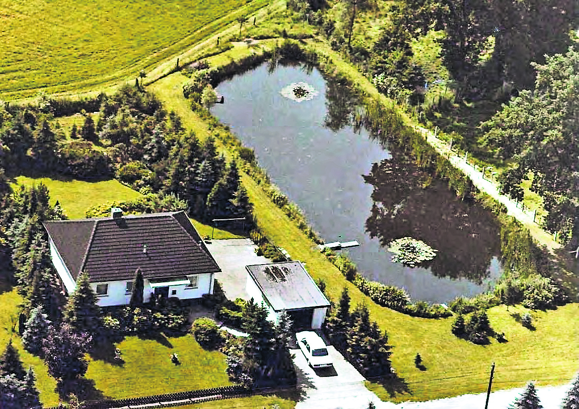 Der Teich auf einem Foto wohl aus dem Jahr 2000