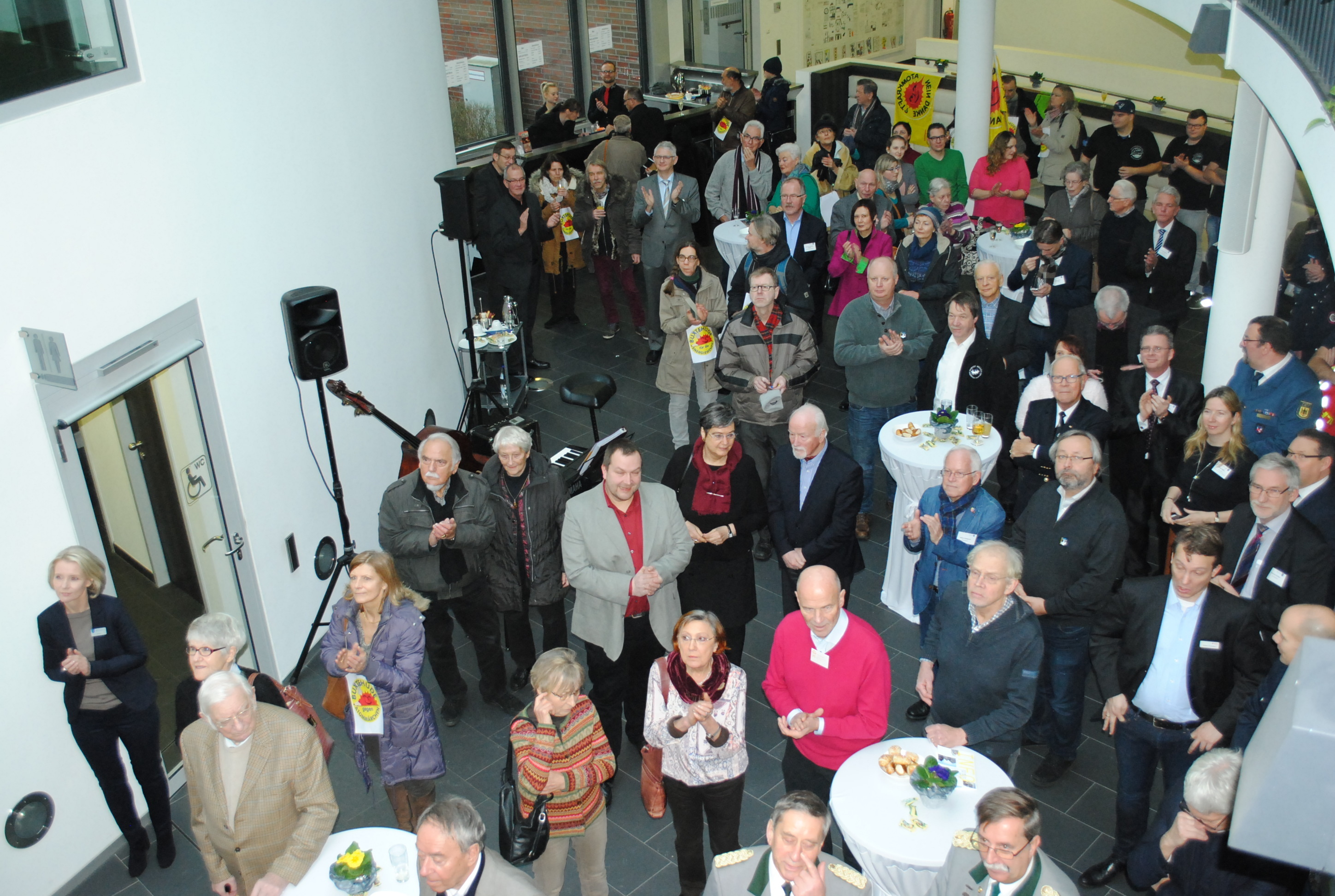 Neujahrsempfang im Buxtehuder Stadthaus. Dem Wetter mit glatten Straßen geschuldet kamen weniger Besucher als in den Jahren zuvor