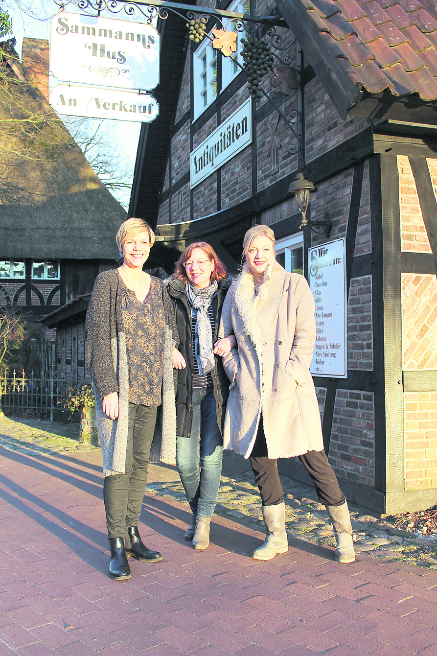 Freuen sich auf den Start ihres „CaféBook“ in Jesteburg (v. li.): Michaela Seehof, Susanne Walsleben und Valerie Höhne