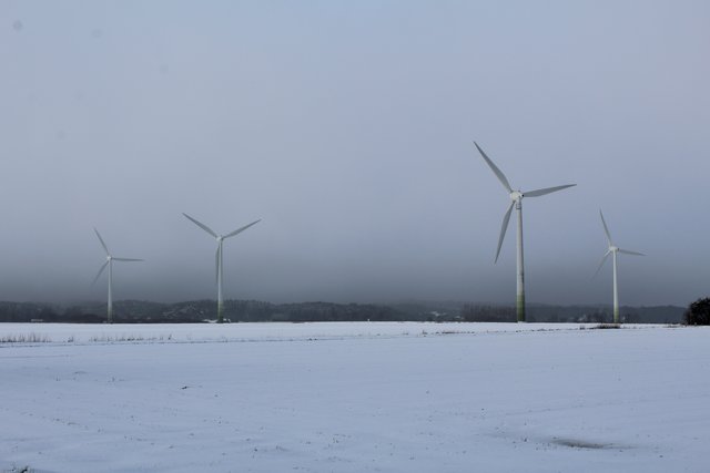Windräder an der Bremer Straße zwischen Tötensen und Nenndorf (Höhe Iddensen)