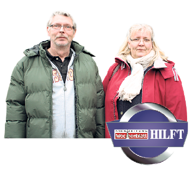 Suchen ein neues Obdach: Ines und Andreas Lenk