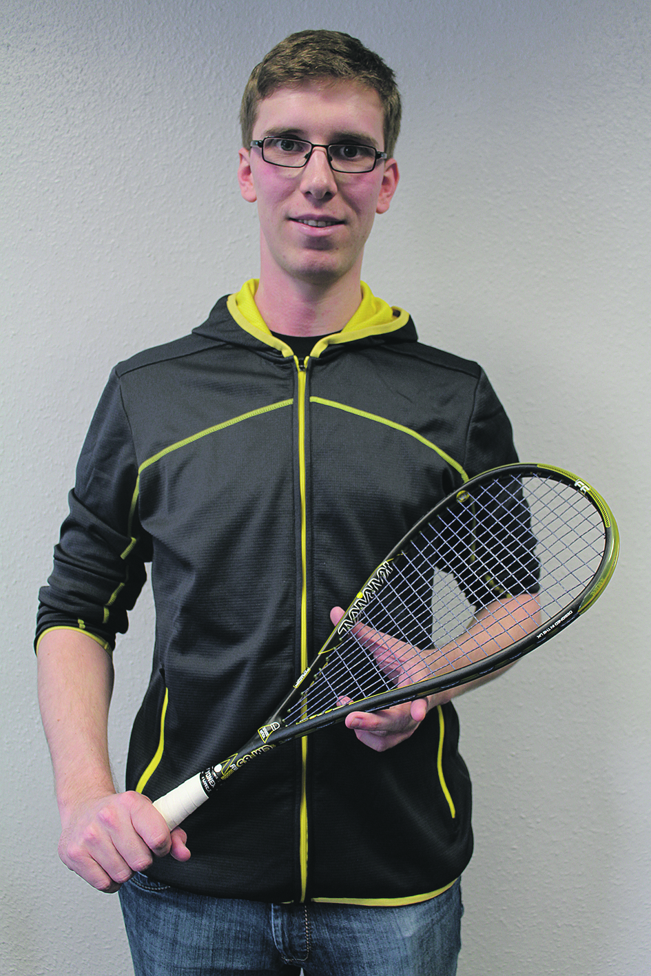 Spielt seit mehr als zwölf Jahren begeistert Crossminton. der Buxtehuder Sönke Kaatz