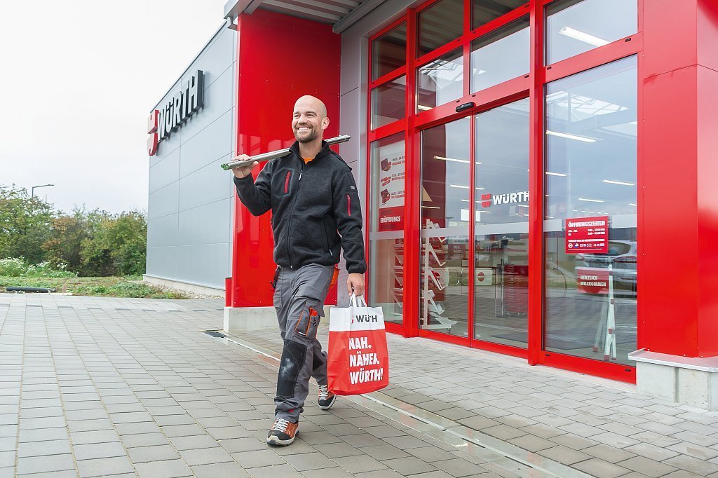 Bei Würth findet jeder Kunde mit Sicherheit den von ihm gewünschten Artikel