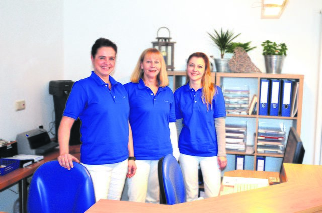 Das Team der Praxis (v.li.): Romy Bertram, Sabine Nolte und Geraldine Lührs