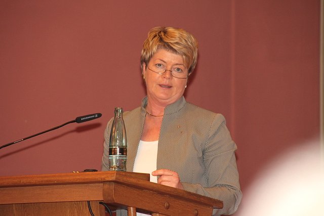 Gastrednerin Dagmar Fröhlich, Chefin der Agentur für Arbeit Stade