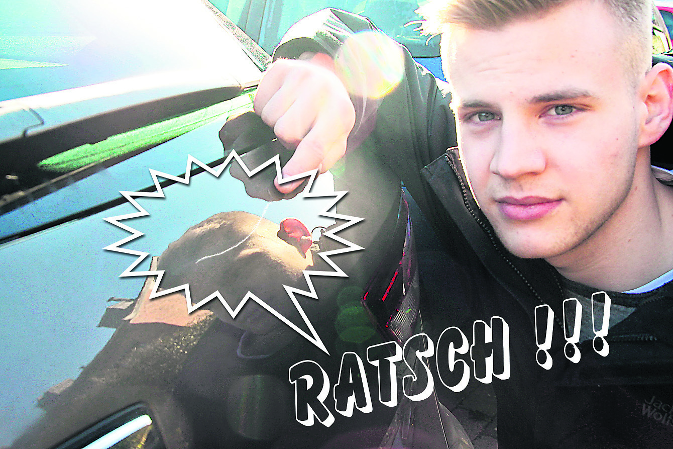 Kratzer im nagelneuen Auto: Sebastian Gneuß ist stinksauer