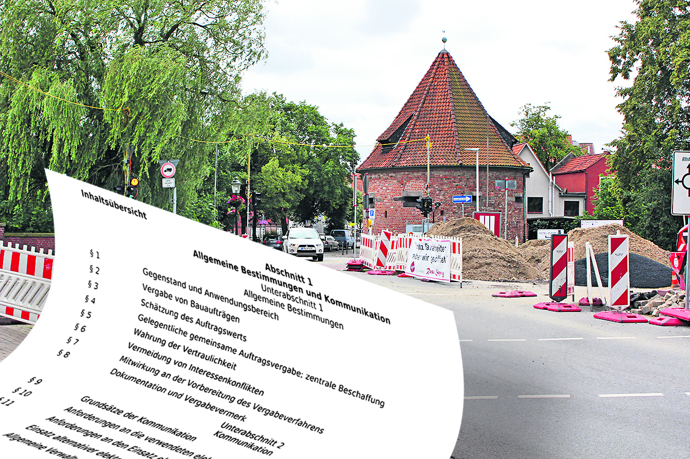 Das Vergaberecht für Bauvorhaben ist kompliziert. Die Vergabe an den günstigsten Anbieter ist aber nicht zwingend notwendig