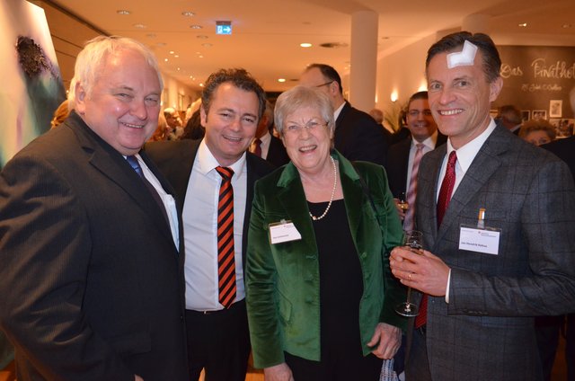 von links: Heiner Schönecke, Stephan Schrader, Ilse Schönecke und Jan-Hendrik Röhse