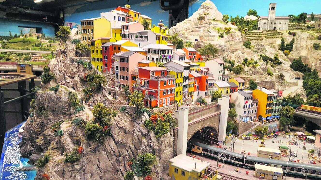 Idyllische Miniatur-Lanschaft