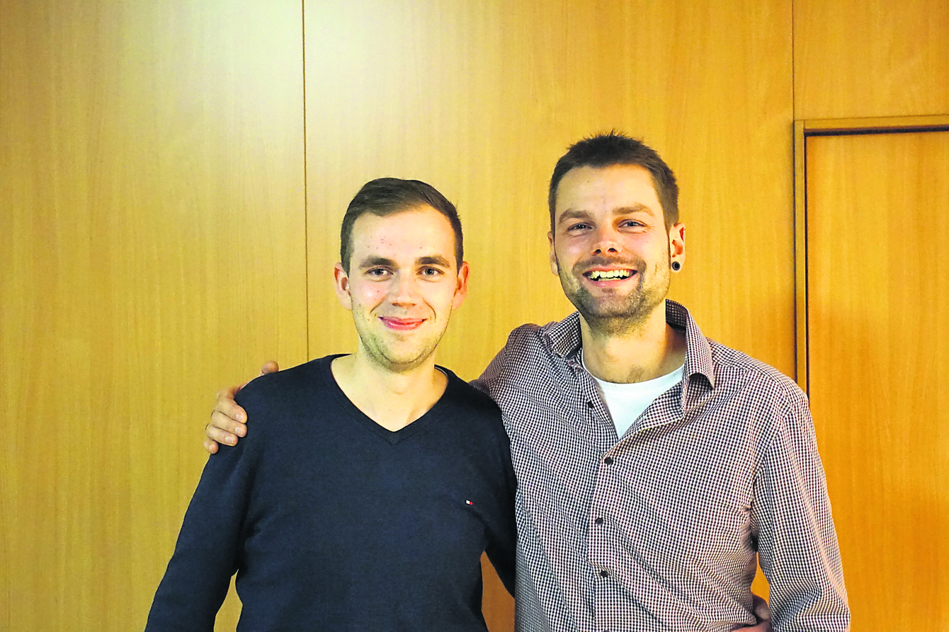 Pattensens Faslamseltern: "Mudder" Steffen Soetebier (li.) und "Vadder" Jan Küsel
