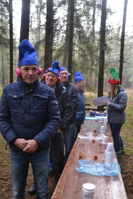 Der Schützenverein Dollern beim Spiel Ruck Zuck Schluck