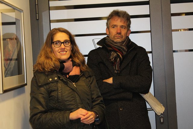 Katharina Bodmann und Sönke Giese vom AK Medien