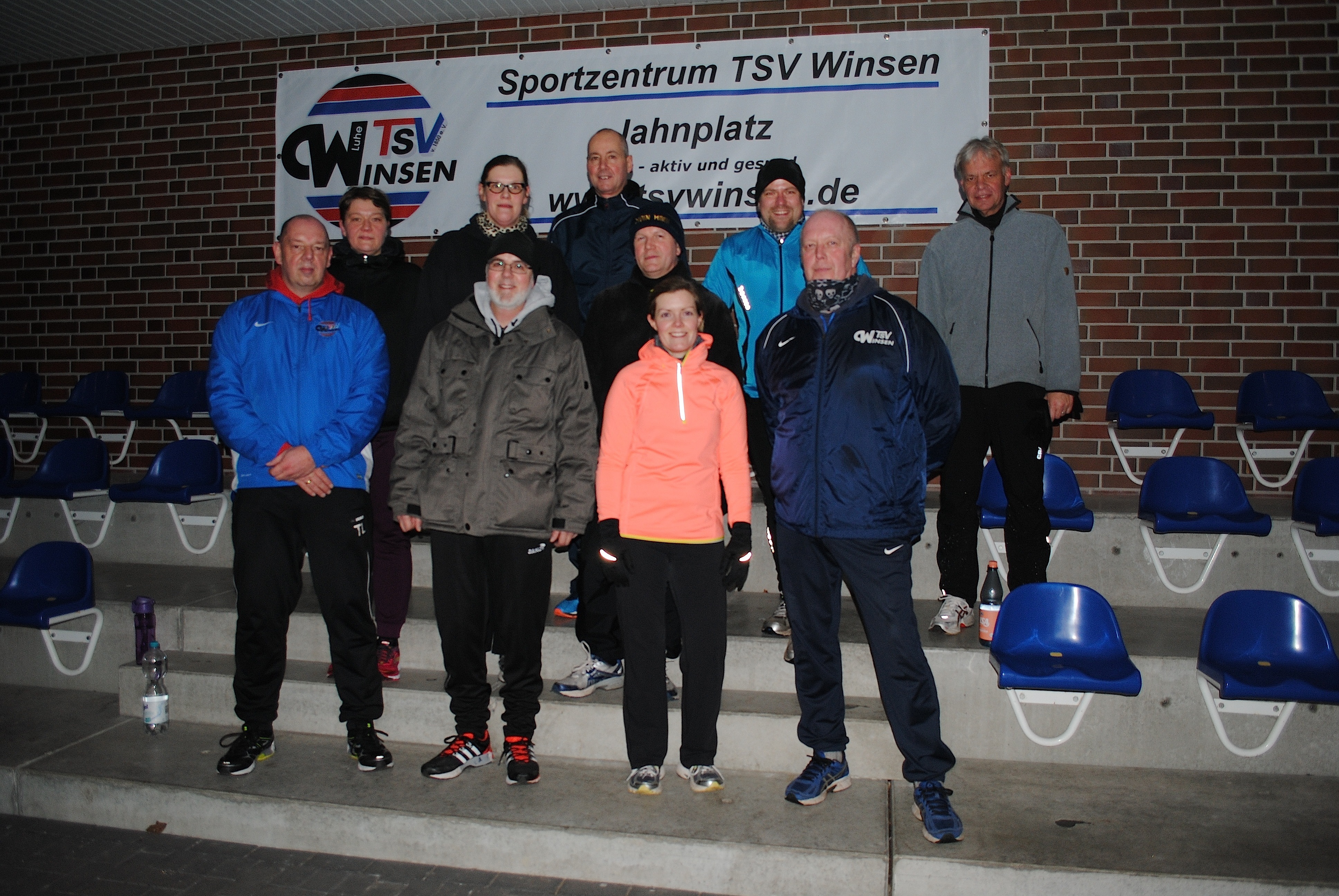 Die neue Laufgruppe hatte trotz aller Anstrengungen ihren Spaß
