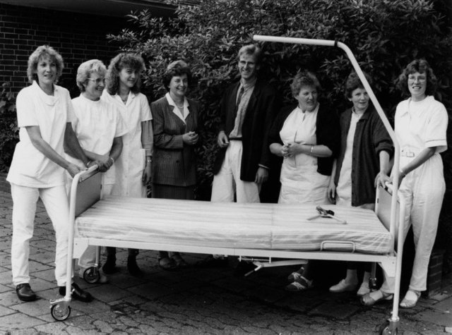 Anfang der 1990er spendeten die Landfrauen ein Bett