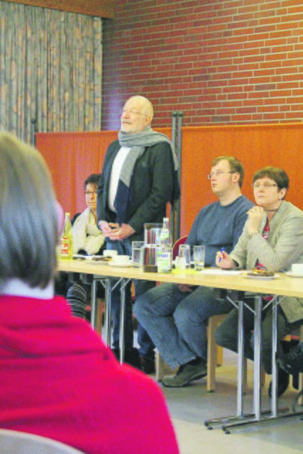 „Ein schwieriger Weg“: die Vorsitzenden Rolf Chodura (li.) und Mario Aldag
