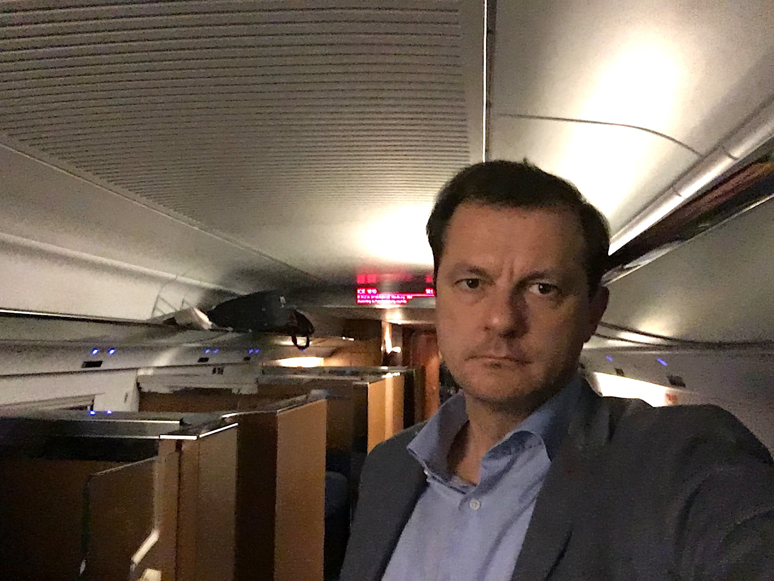 War vier Stunden im Zug eingeschlossen: Oliver Grundmann