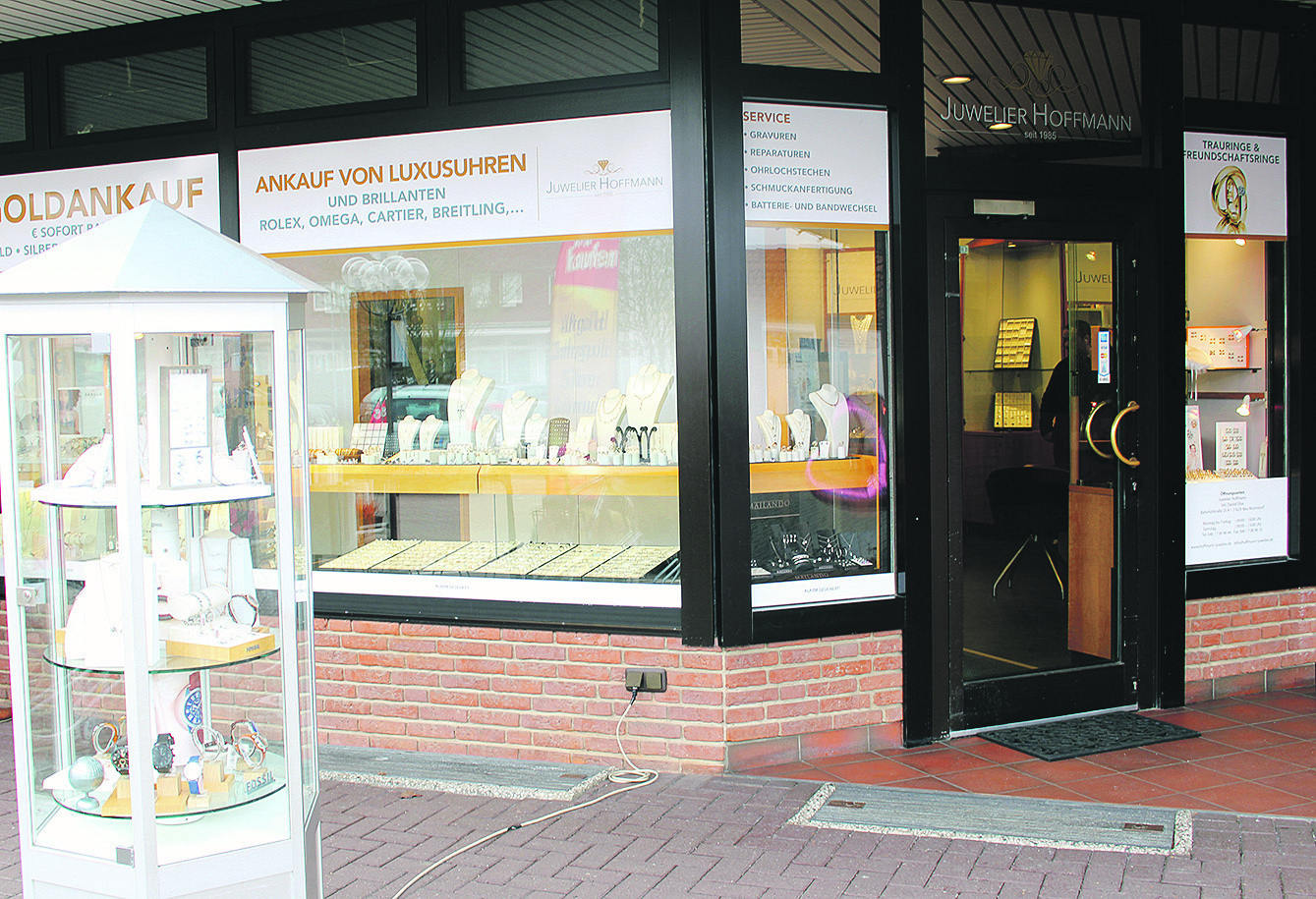 Juwelier Hoffmann bietet hochwertigen Schmuck und umfassende Dienstleistungen