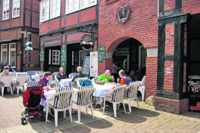 Eine griechische Insel in der Stader Altstadt: das Restaurant Dionysos