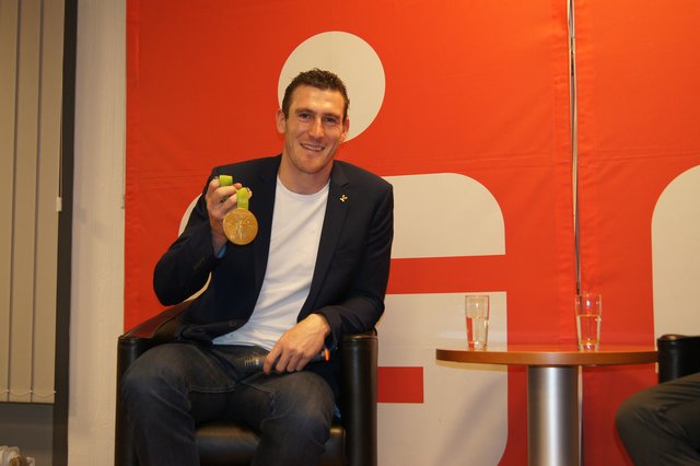 Olympiasieger Sebastian Brendel war der Überraschungsgast des Abends