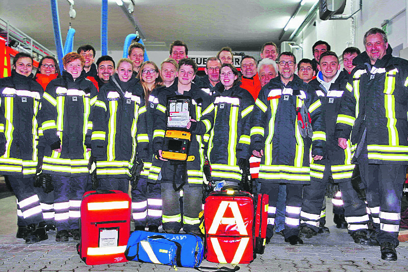 Die Feuerwehrleute der Wehr Vahrendorf-Sottorf sind auch als Ersthelfer im Einsatz