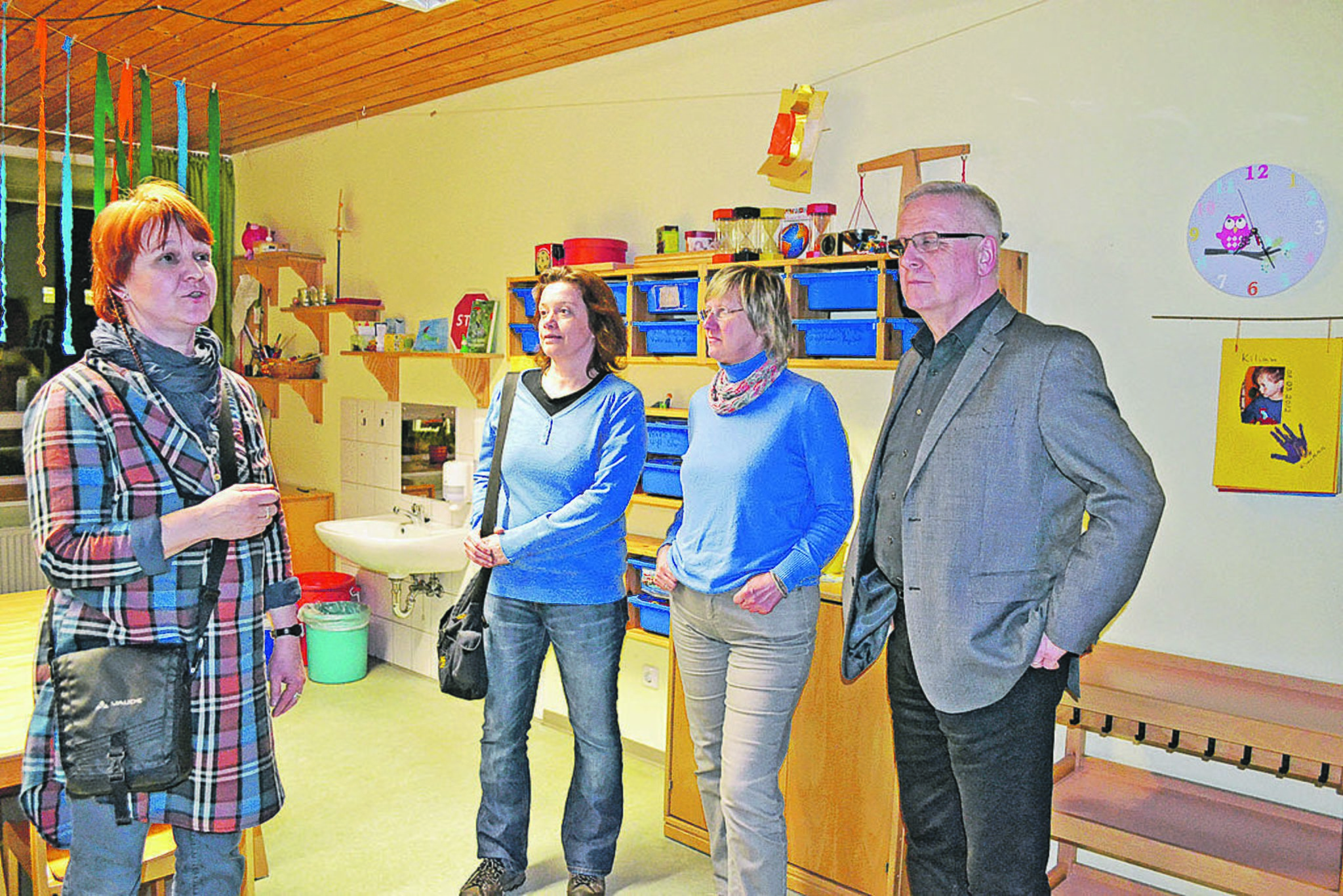 Optimal geht anders: Raumsituation im Kindergarten Otter - Tostedt