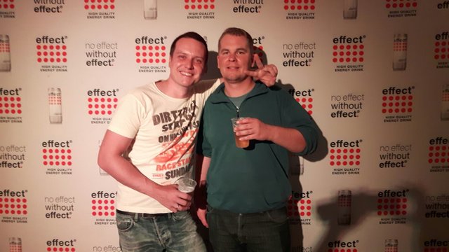 Party-Veranstalter Sven Lieske (li.) und Jacob Beßmann