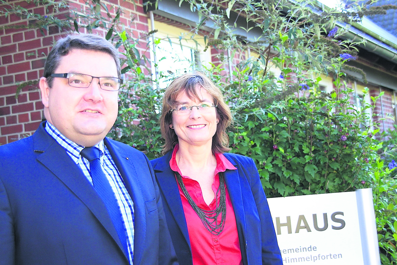 Warten auf Akteneinsicht: der beschuldigte Samtgemeinde-Bürgermeister Holger Falcke und die Erste Samtgemeinderätin Ute Kück