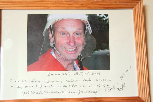 Erich Fick war früher freiwilliger Feuerwehrmann