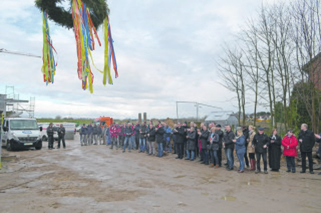 Zahlreiche Besucher erlebten das Richtfest