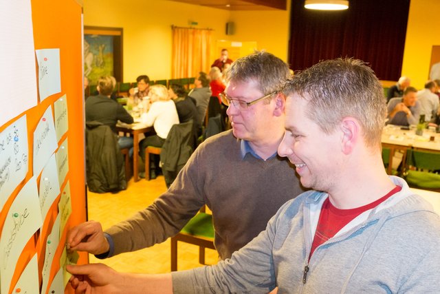 Die Bürger hefteten ihre Ideen zum neuen Veranstaltungszentrum an Stellwände