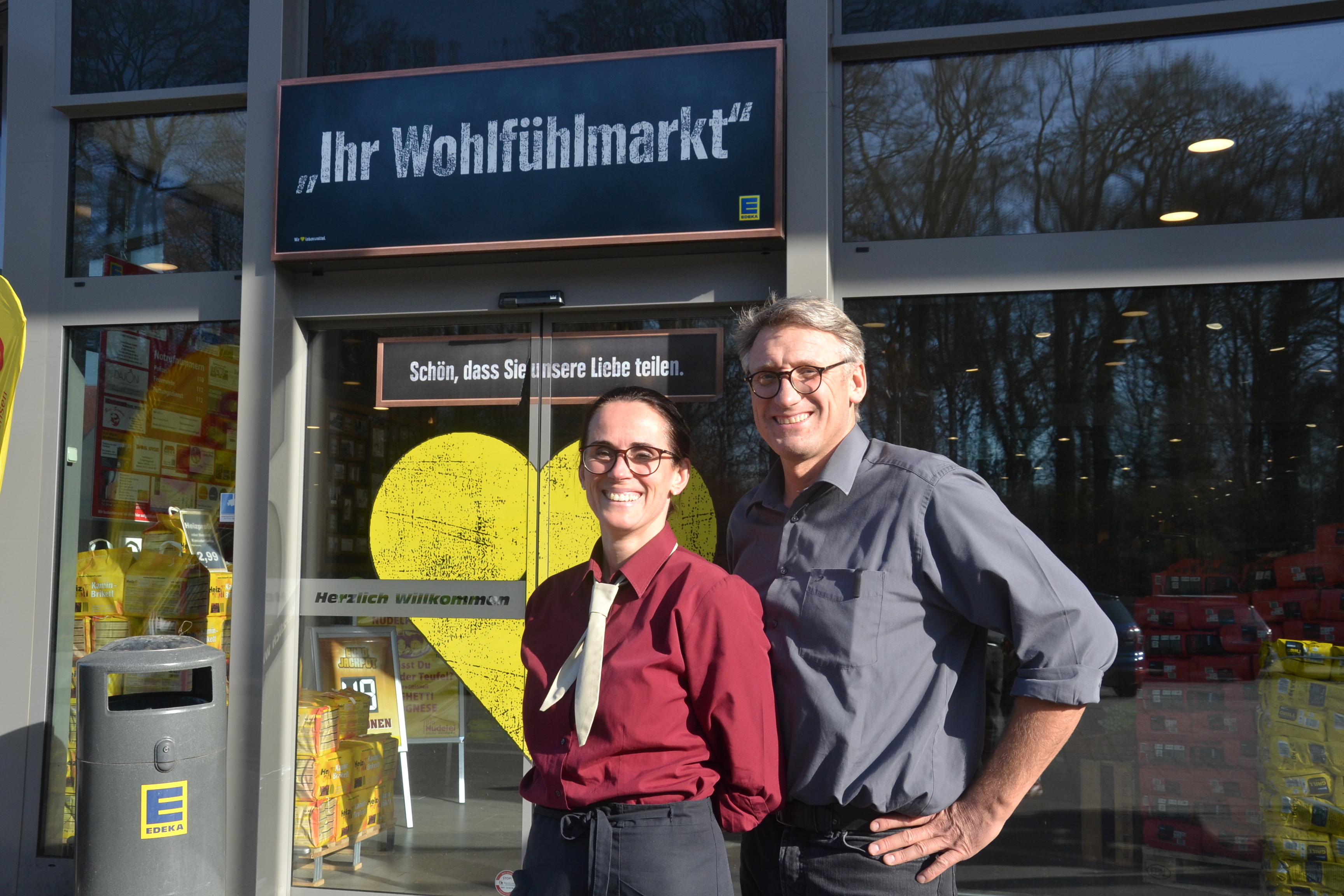 Kaufleute aus Leidenschaft: Jan Meibohm und Anne-Marie
Meibohm nehmen ihr Motto „Wohlfühlmarkt“ sehr ernst