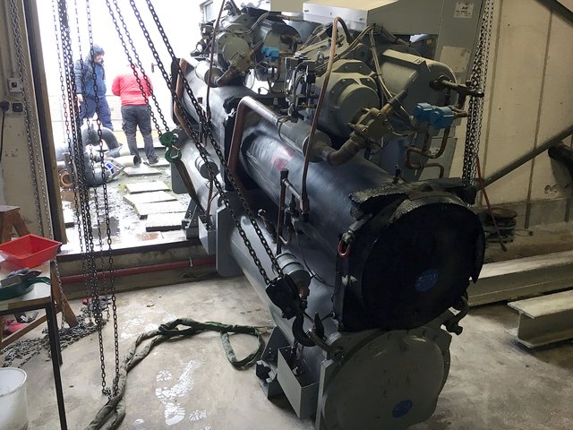 Geothermie jetzt auch im Stackmann-Altbau: Die Kühlanlagen wurden abgebaut | Foto: Stackmann