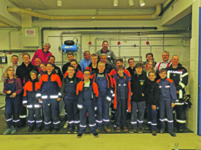 Die Jugendfeuerwehr Tötensen bildete sich bei Jockel Brandschutztechnik in Buchholz fort | Foto: Jockel Brandschutztechnik
