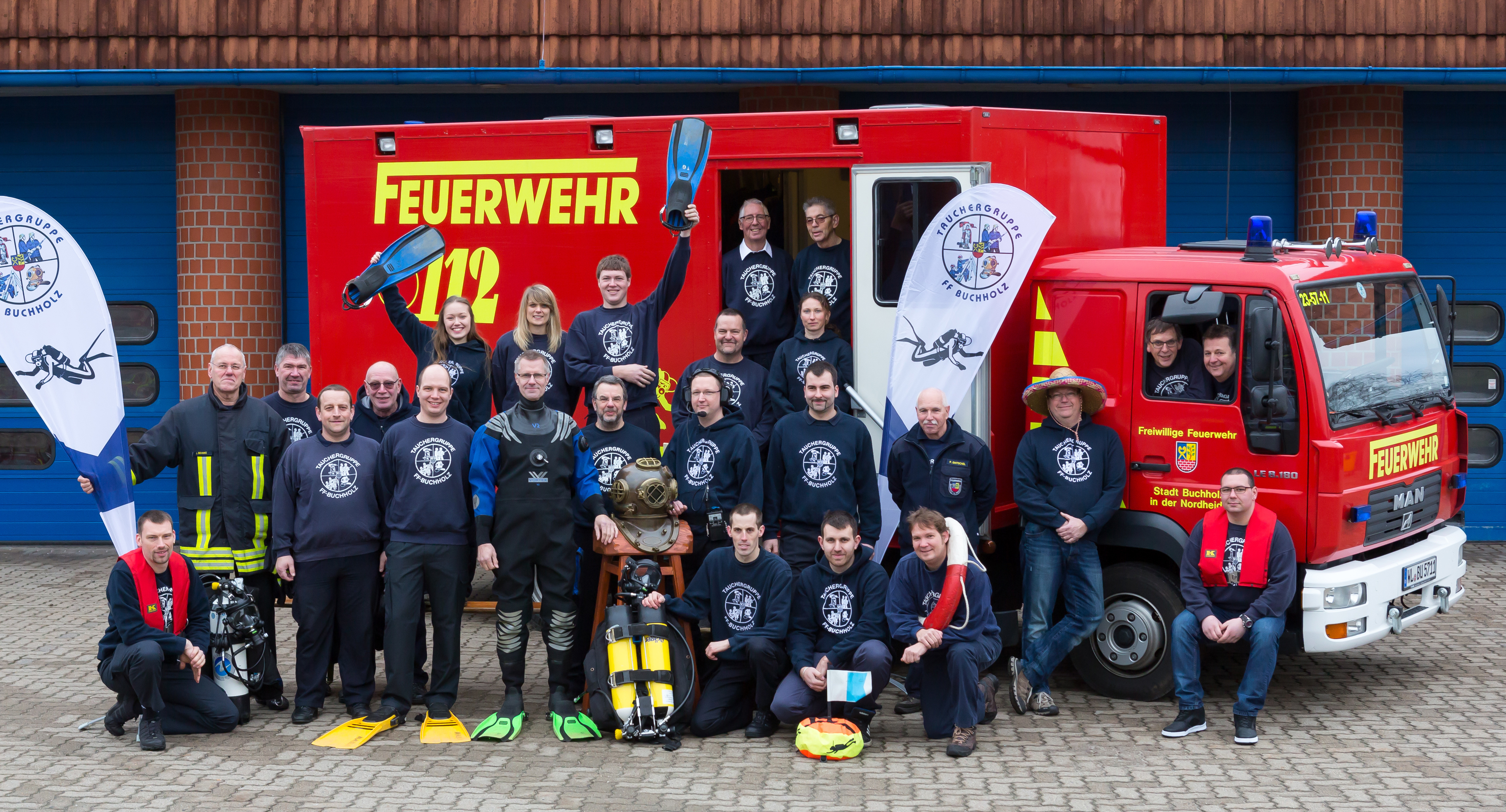 Die Tauchgruppe Florian der Freiwilligen Feuerwehr Buchholz